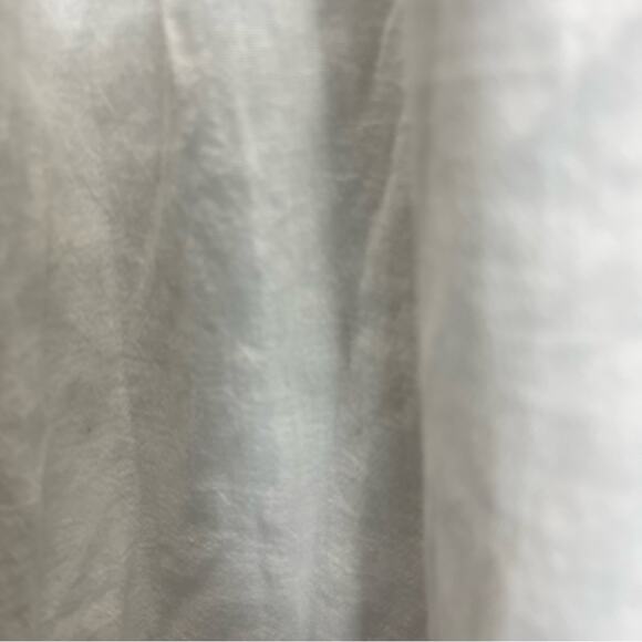 Free People Crystal Cove Smocked Mini Dress White Blue - Picture 11 of 14